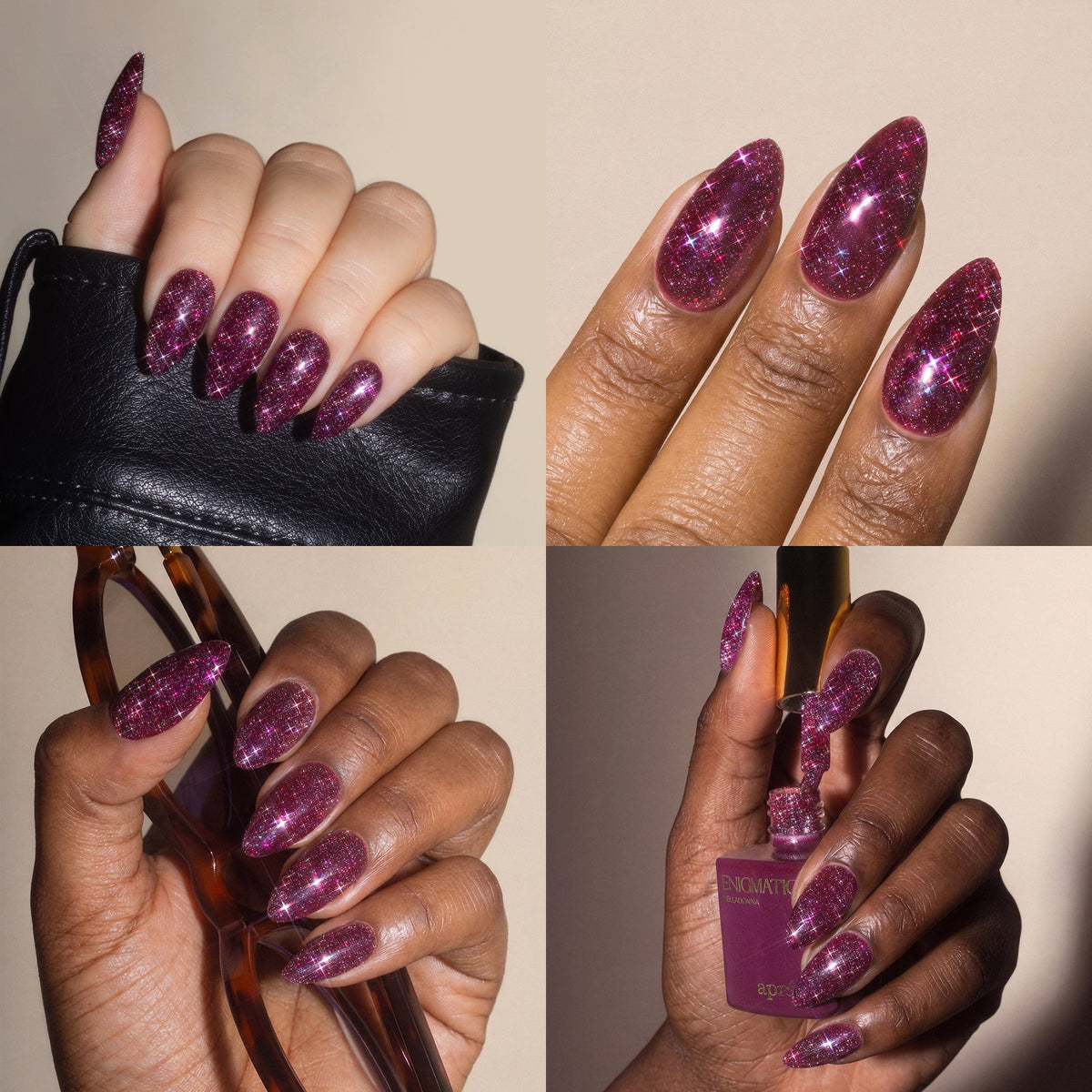 Apres Belladonna FG20 Flash Glitter Gel Polish 15 ml